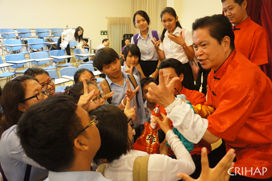 中国福建木偶戏文化交流活动在柬埔寨金边举办