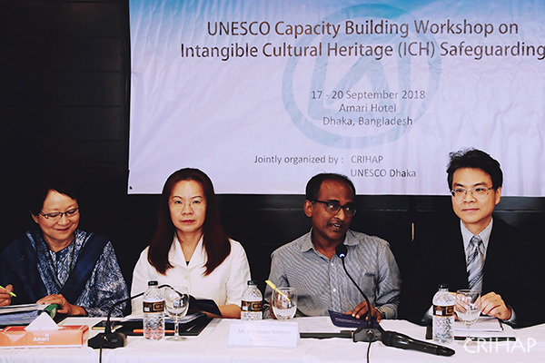 “保护非物质文化遗产能力建设培训班” 在孟加拉国举办