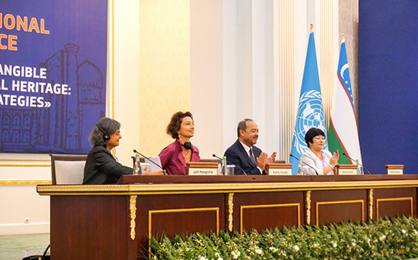 乌兹别克斯坦举办“保护物质与非物质文化遗产：热点问题和解决这些问题的策略”，ICHCAP与UNESCO在保护丝绸之路非物质文化遗产方面加强合作